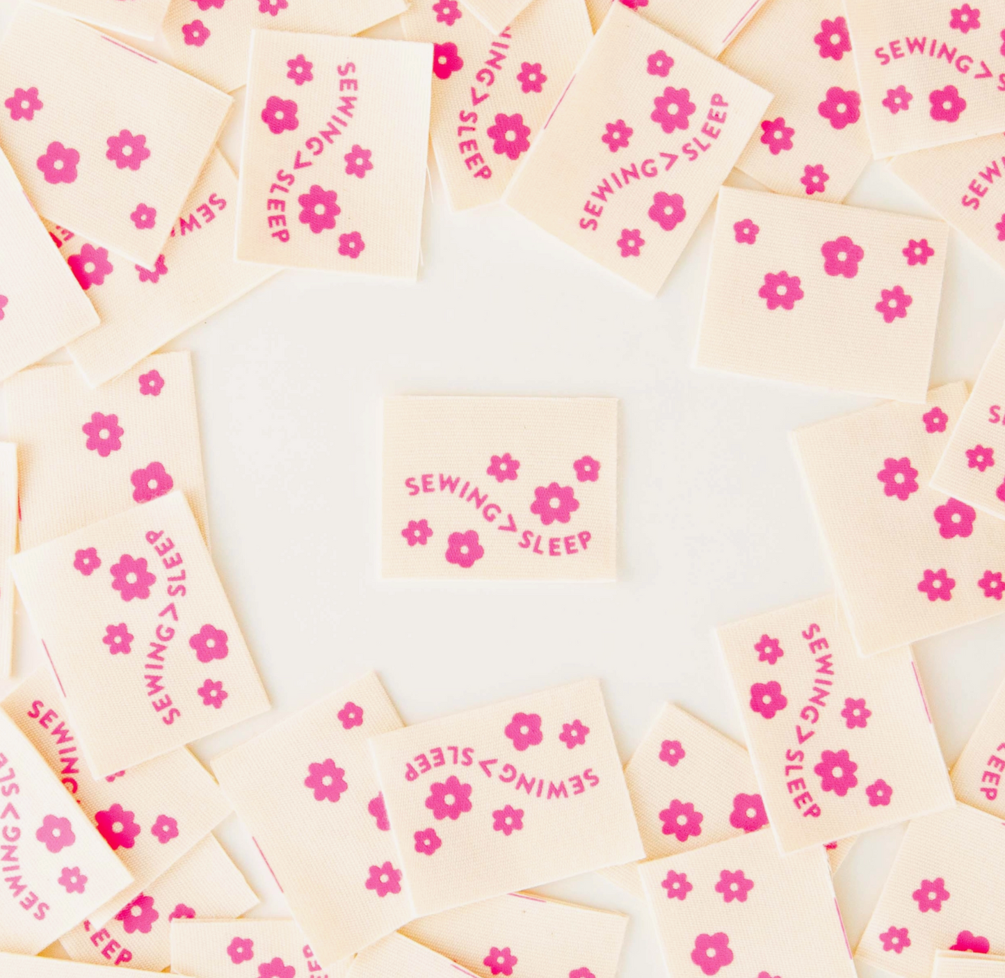 Sewing > Sleep - Sewing Woven Clothing Label Tags