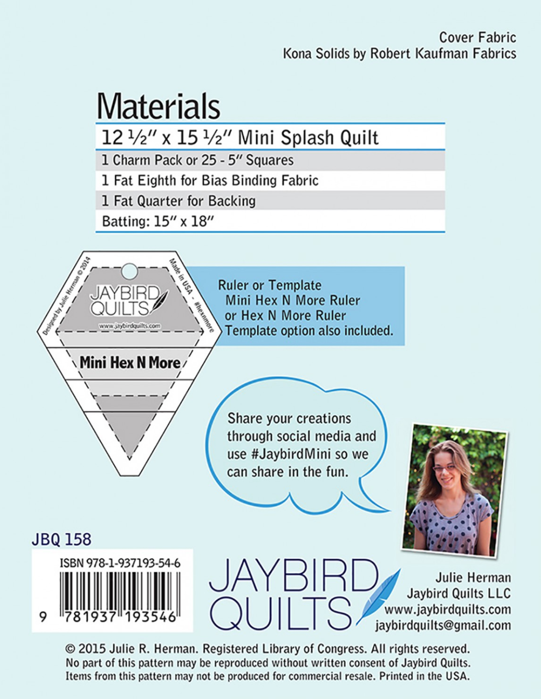 Mini Splash Quilt by Jaybird