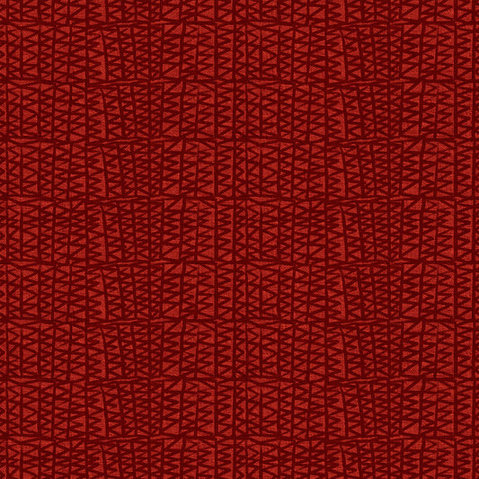 Zigzags on Red - Workshop by Libs Elliott