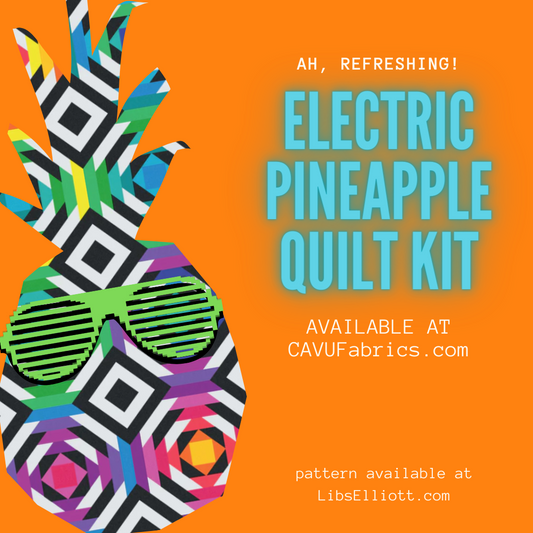 Electric Pineapple Quilt Kit