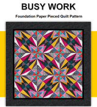 Load image into Gallery viewer, Busy Work Quilt Pattern
