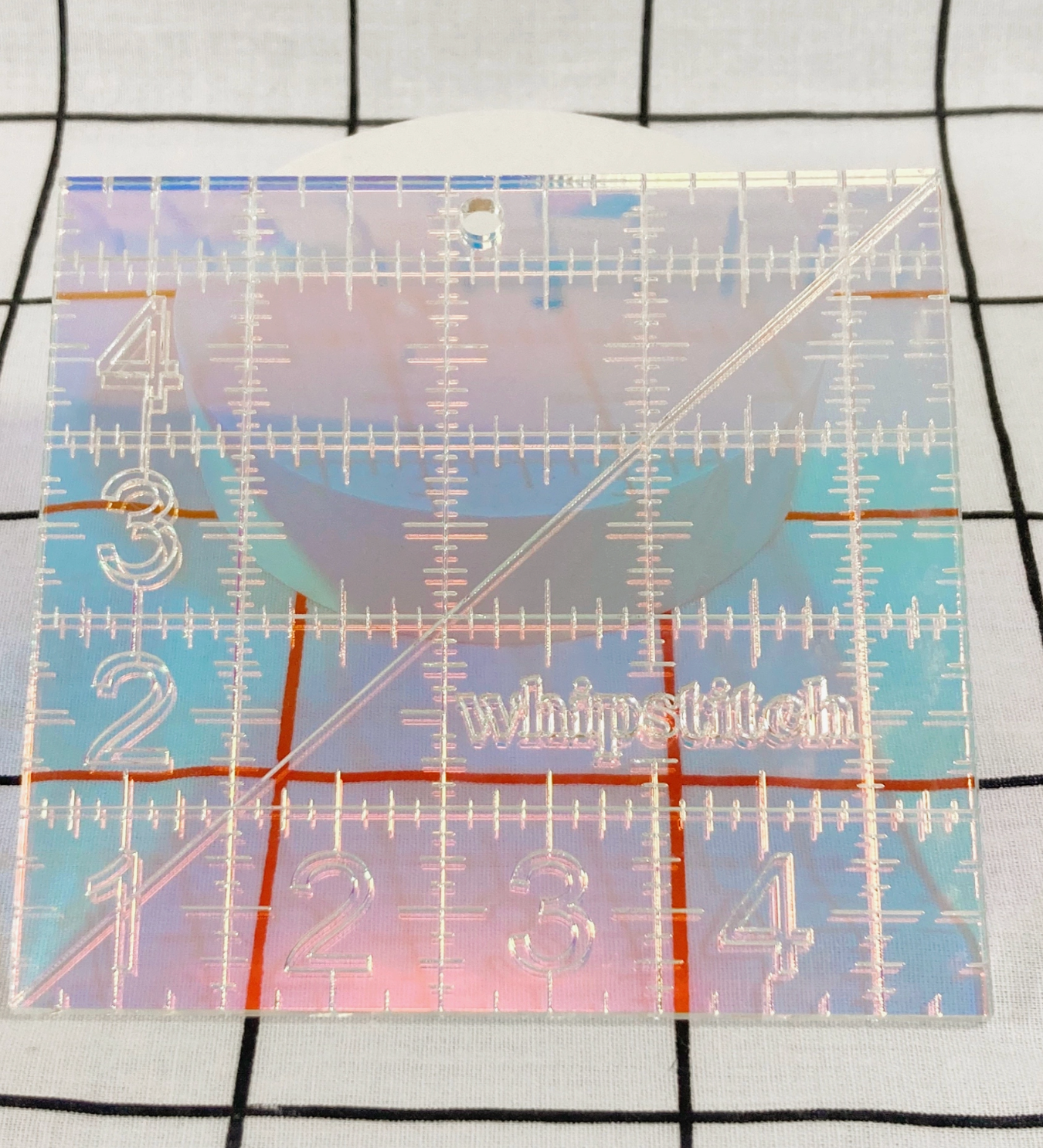 4.5" Square - Iridescent Quilting Rulers