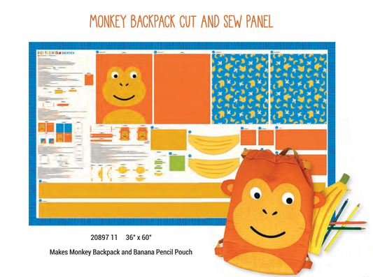 Monkey Backpack Panel