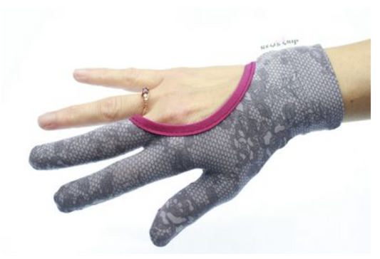 Regi's Grip Quilting Gloves Lace Print Pink Lar