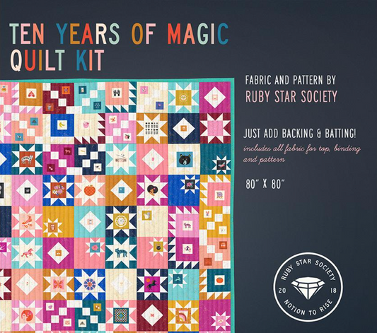 10 Year of of Magic Quilt Kit - Ruby Star Society