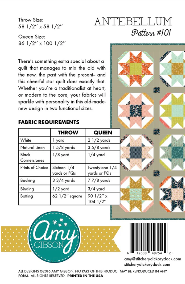 Antebellum Quilt Pattern