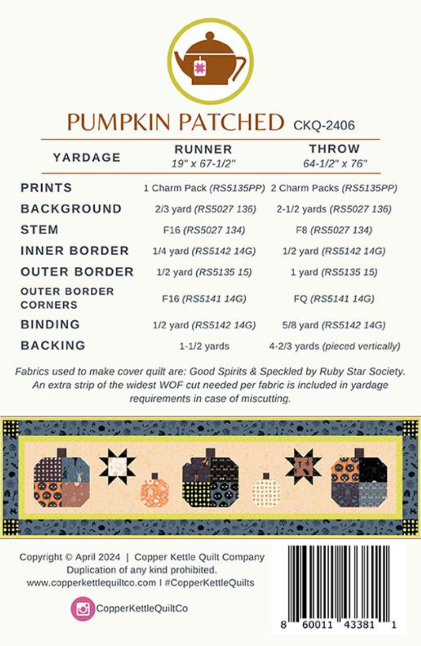 Pumpkin Patched Quilt Kit