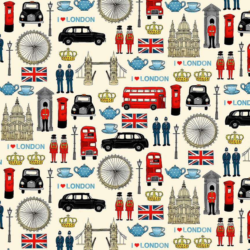 London Streets - London Revival by Makower UK