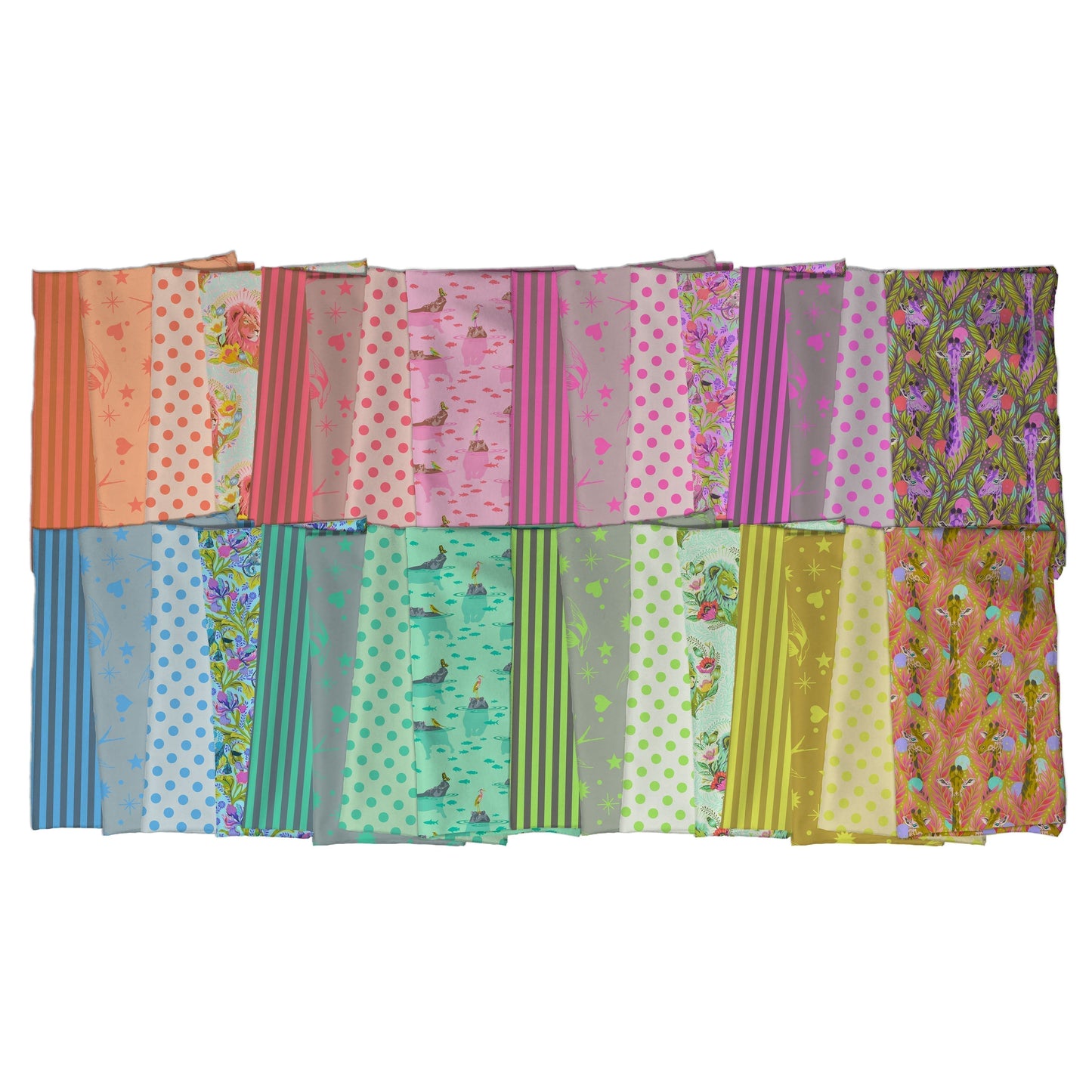 Pom Poms - Spirit - Neon True Colors by Tula Pink