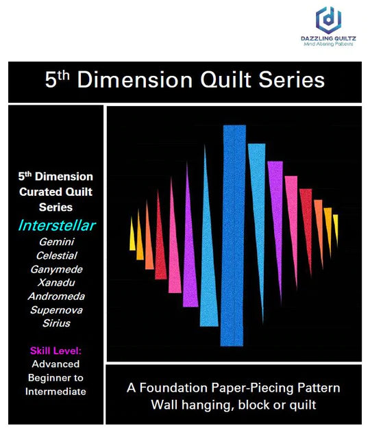 Interstellar Quilt Pattern - 5th Dimension Collection
