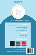 Load image into Gallery viewer, Llama Embroidery Sampler
