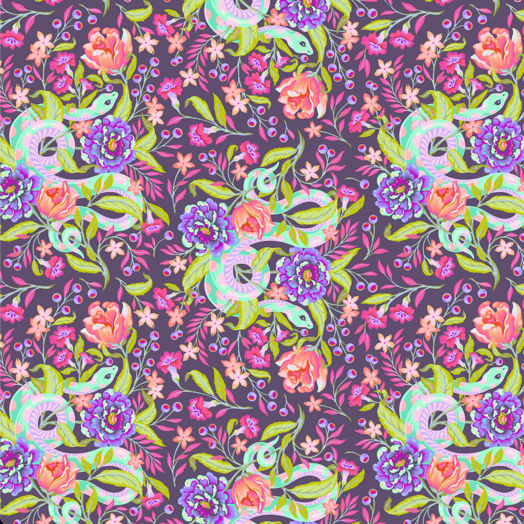 Hissy Fit in Dusk - Moon Garden by Tula Pink