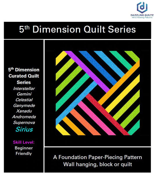 Sirius Quilt Pattern - 5th Dimension Collection