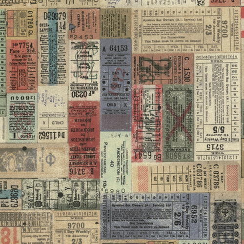 Tickets from Foundations by Tim Holtz