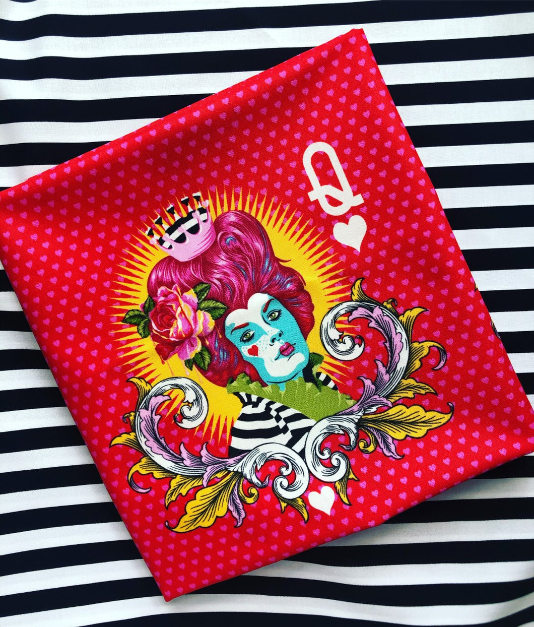 Red Stripe Bundle from Curiouser and Curiouser by Tula Pink